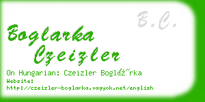 boglarka czeizler business card